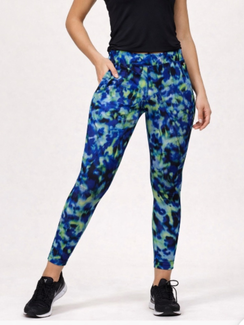 Danskin Women’s Tie Dye Athletic Leggings - XL